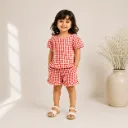 Gingham Play Set Red