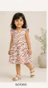 Cap sleeve Frocks Brown